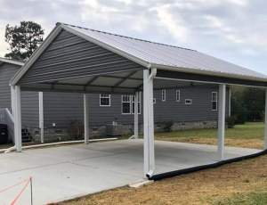 22x20-Carport-with-Gutters-Post-Wraps