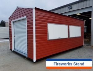 12 x 20 End Gable Firework Stand