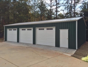 25 x 45 side entry garage with residential garage doors and openers
