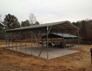 20 x 40 Picnic Canopy with Shelter