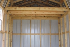 Lofted Barn, Interior - Vertical Steel